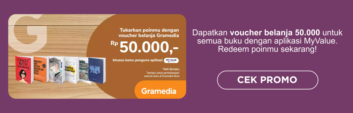 Voucher belanja Gramedia Rp50.000