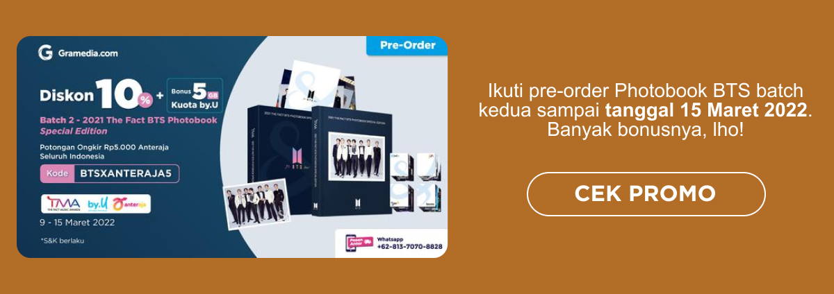 Diskon 10% The Fact BTS Photobook Spesial Edition