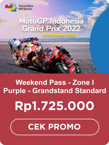 Voucher Weekend Pass - Zone I Purple 