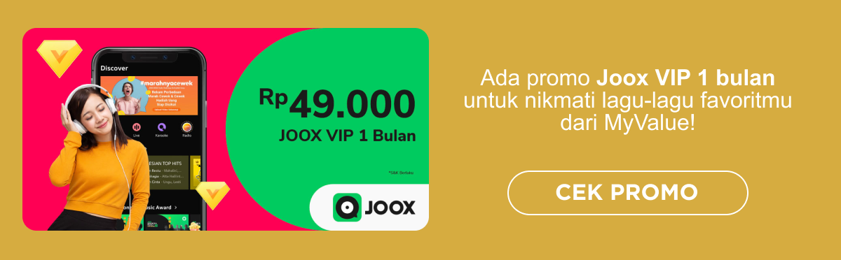 Joox VIP 1 Bulan