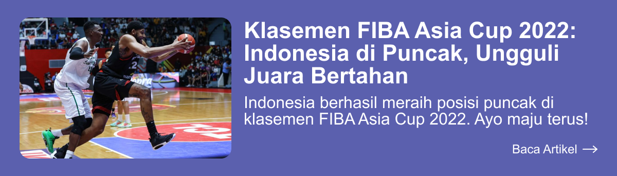 Klasemen FIBA Asia Cup 2022